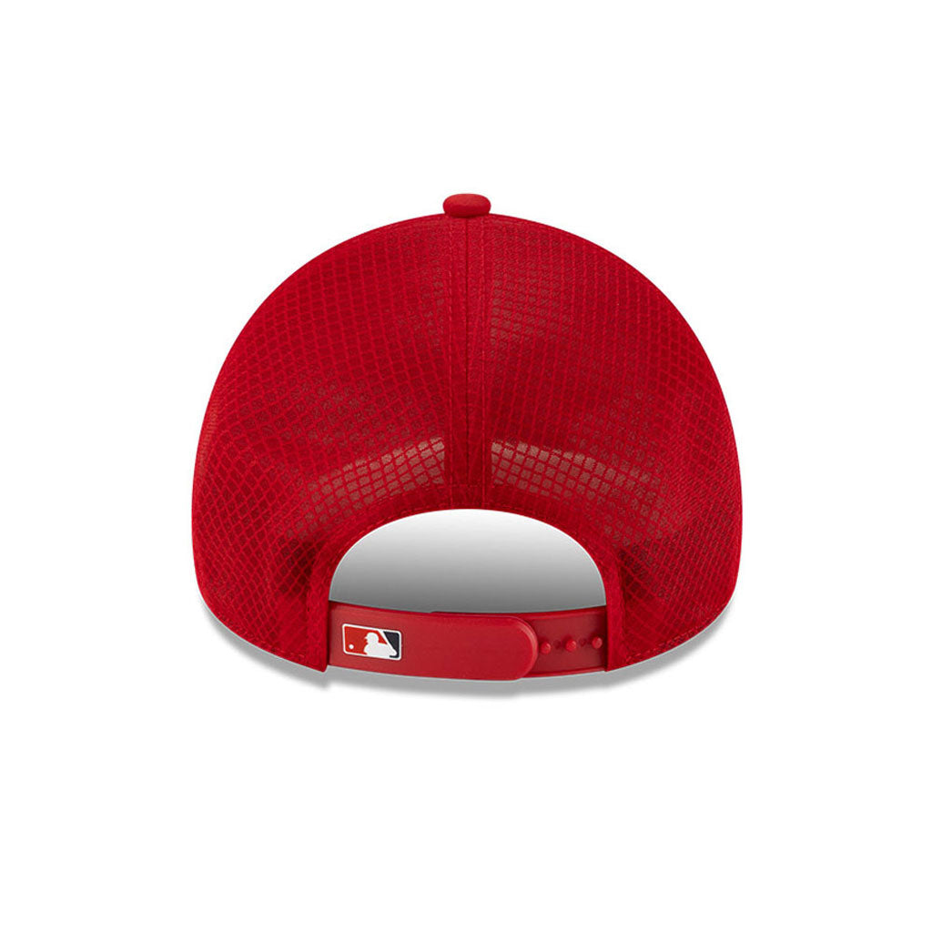 MLB Los Angeles Angels New Era Batting Practice Apex 9FORTY Snapback Hat - Red