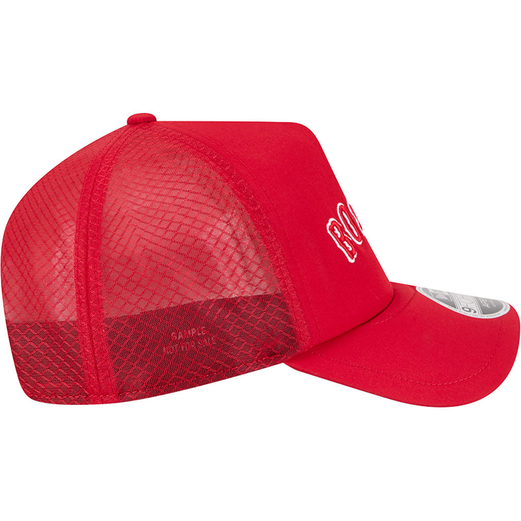 MLB Boston Red Sox New Era Batting Practice Apex 9FORTY Snapback Hat - Red