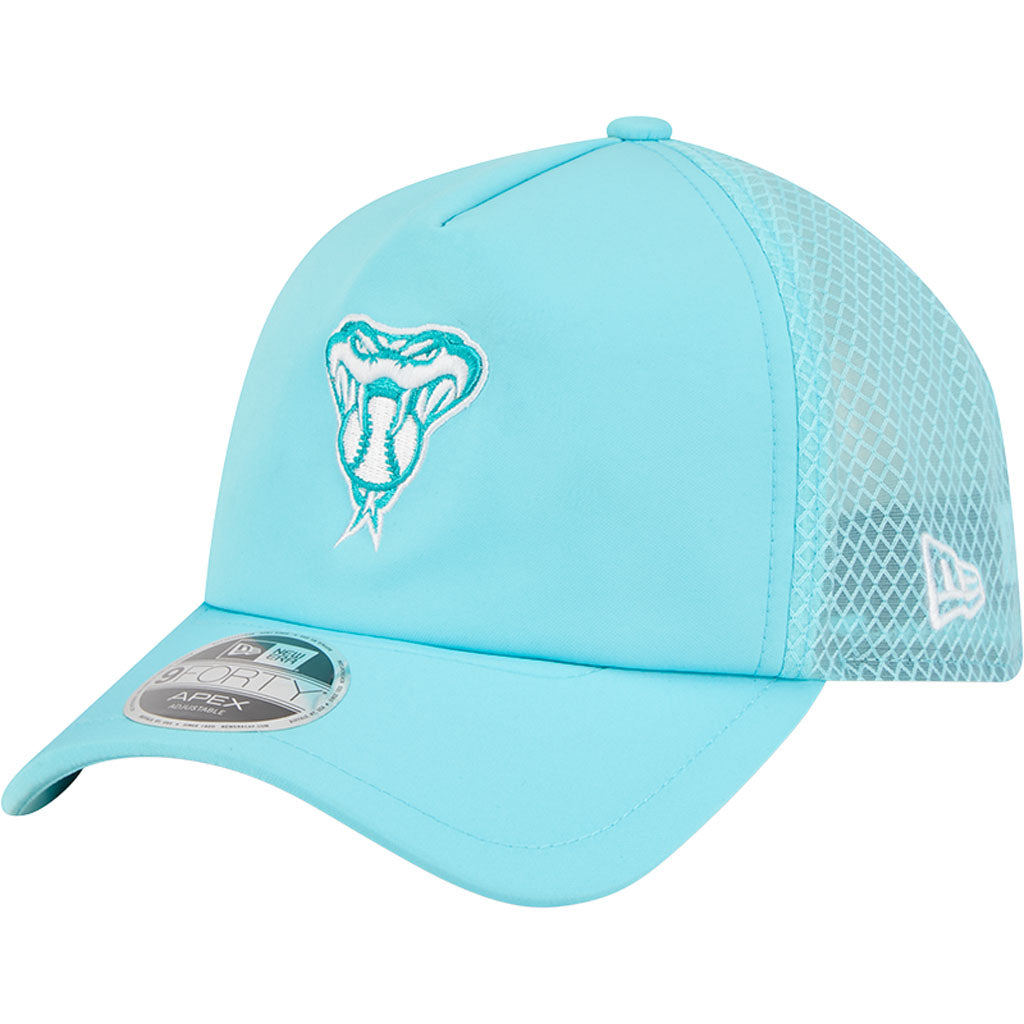 MLB Arizona Diamondbacks New Era Batting Practice Apex 9FORTY Snapback Hat - Teal