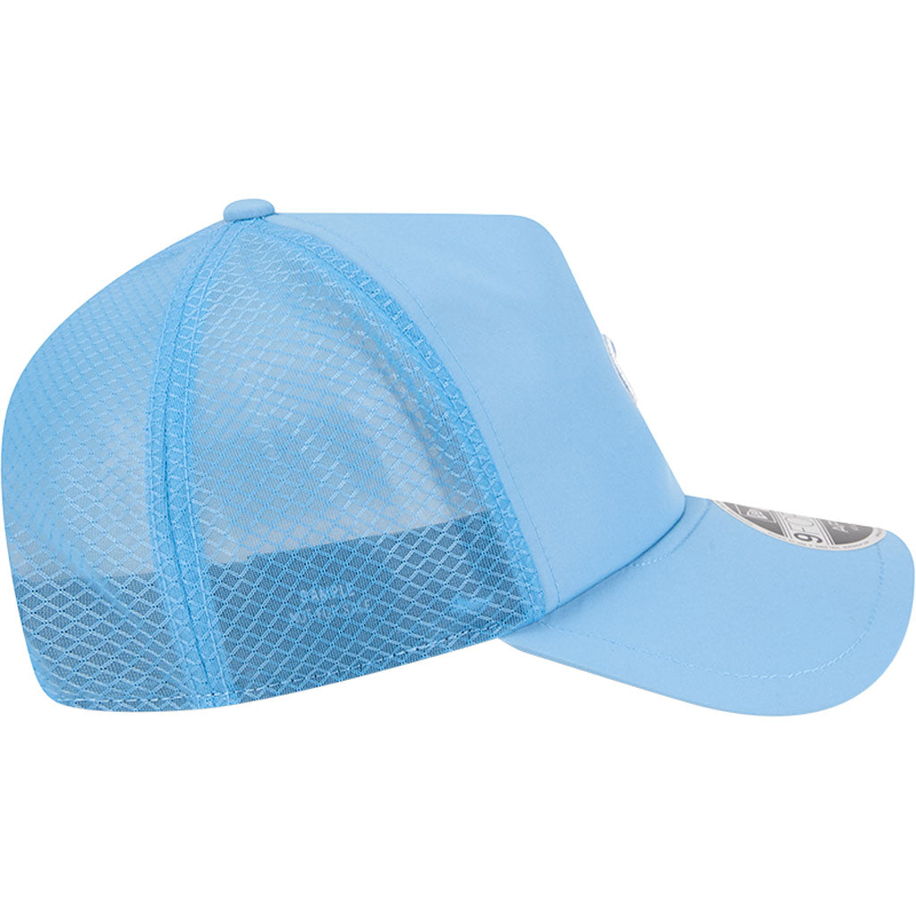 MLB Chicago Cubs New Era Batting Practice Apex 9FORTY Snapback Hat - Light blue
