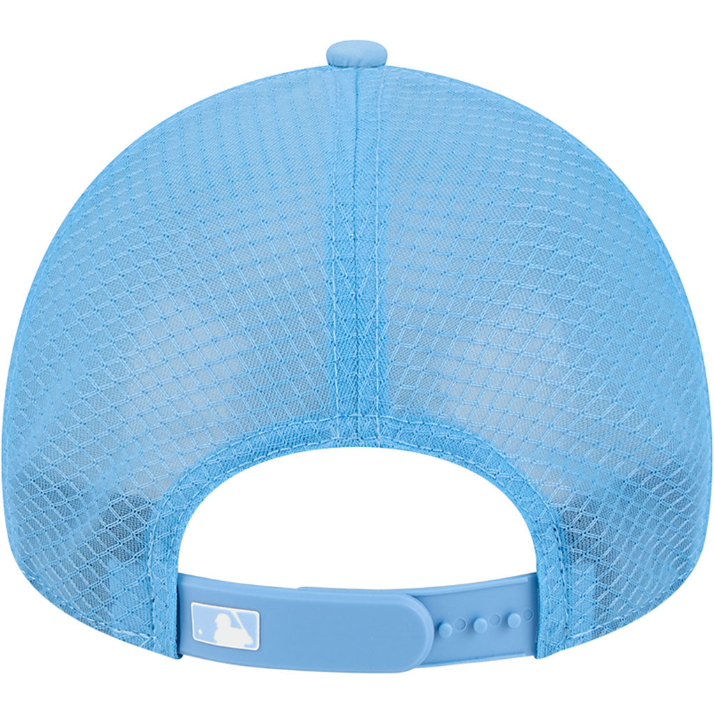 MLB Chicago Cubs New Era Batting Practice Apex 9FORTY Snapback Hat - Light blue