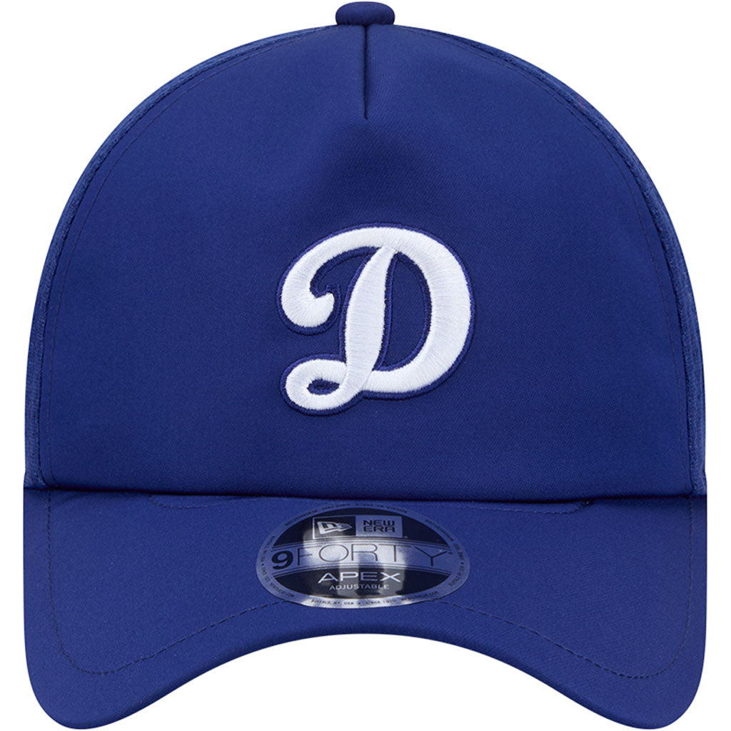 MLB Los Angeles Dodgers New Era Batting Practice "D" Logo Alternate Apex 9FORTY Snapback Hat - Blue