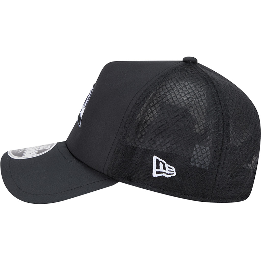 MLB Colorado Rockies New Era Batting Practice Apex 9FORTY Snapback Hat - Black