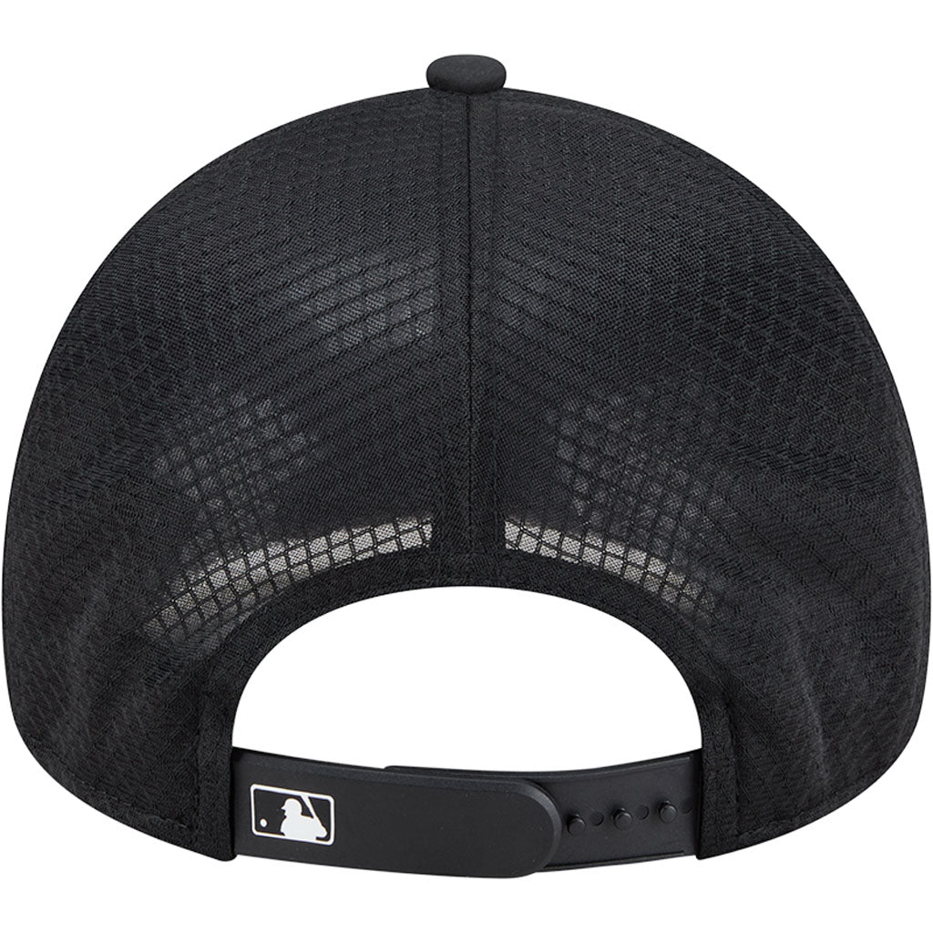 MLB Colorado Rockies New Era Batting Practice Apex 9FORTY Snapback Hat - Black