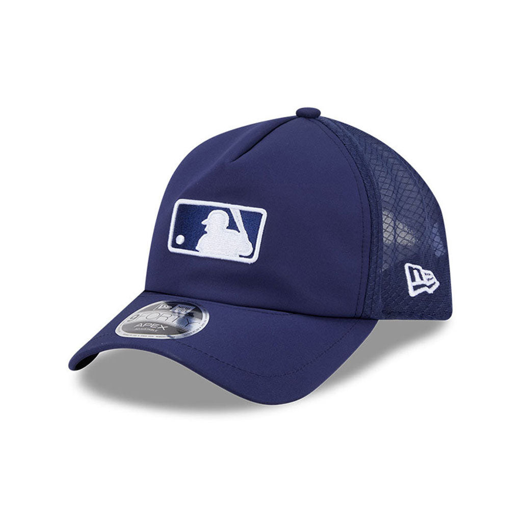 MLB New Era Batting Practice Apex 9FORTY Snapback Hat - Blue