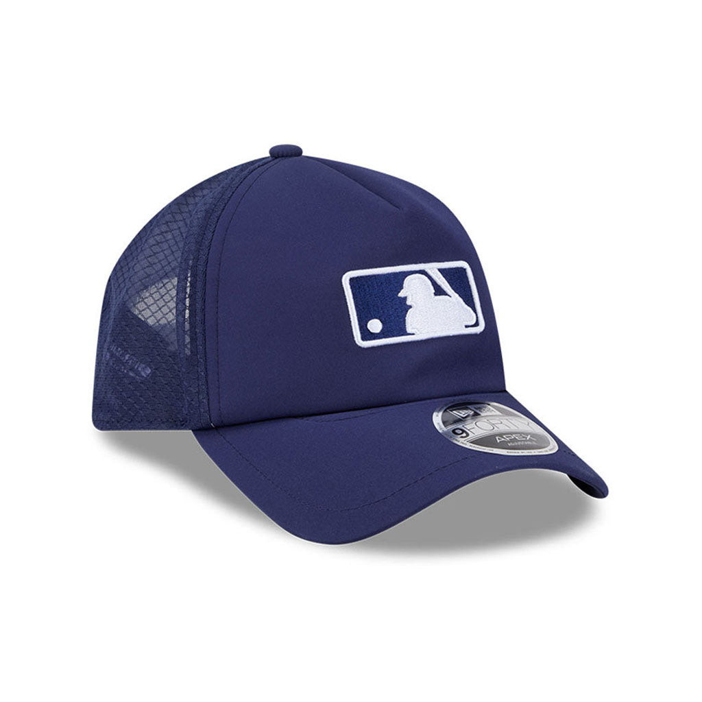 MLB New Era Batting Practice Apex 9FORTY Snapback Hat - Blue