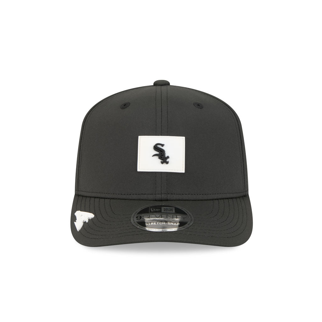 MLB Chicago White Sox New Era 2026 Clubhouse 9SEVENTY Stretch Snap Hat - Black