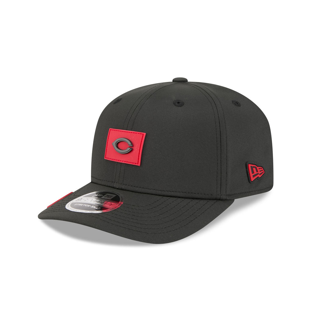 MLB Cincinnati Reds New Era 2026 Clubhouse 9SEVENTY Stretch Snap Hat - Black