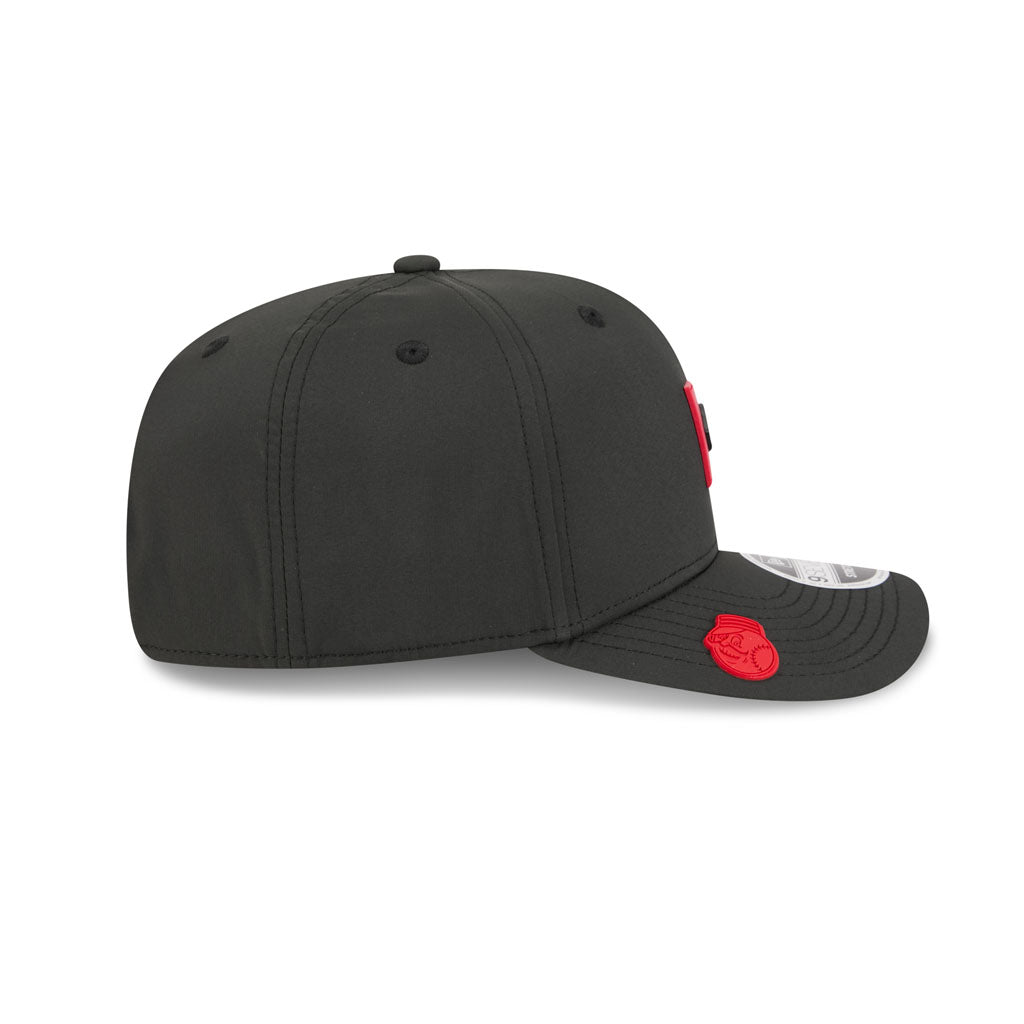 MLB Cincinnati Reds New Era 2026 Clubhouse 9SEVENTY Stretch Snap Hat - Black
