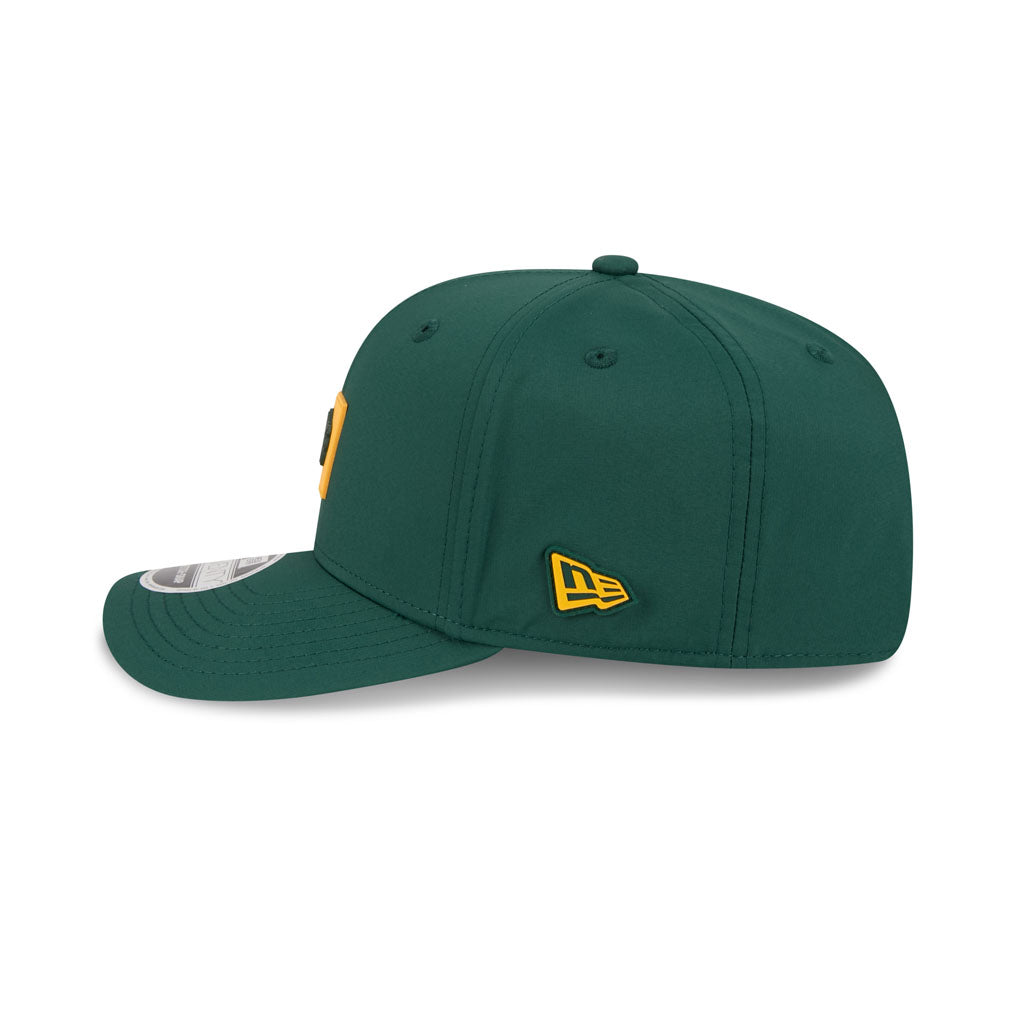 MLB Athletics New Era 2026 Clubhouse 9SEVENTY Stretch Snap Hat - Green