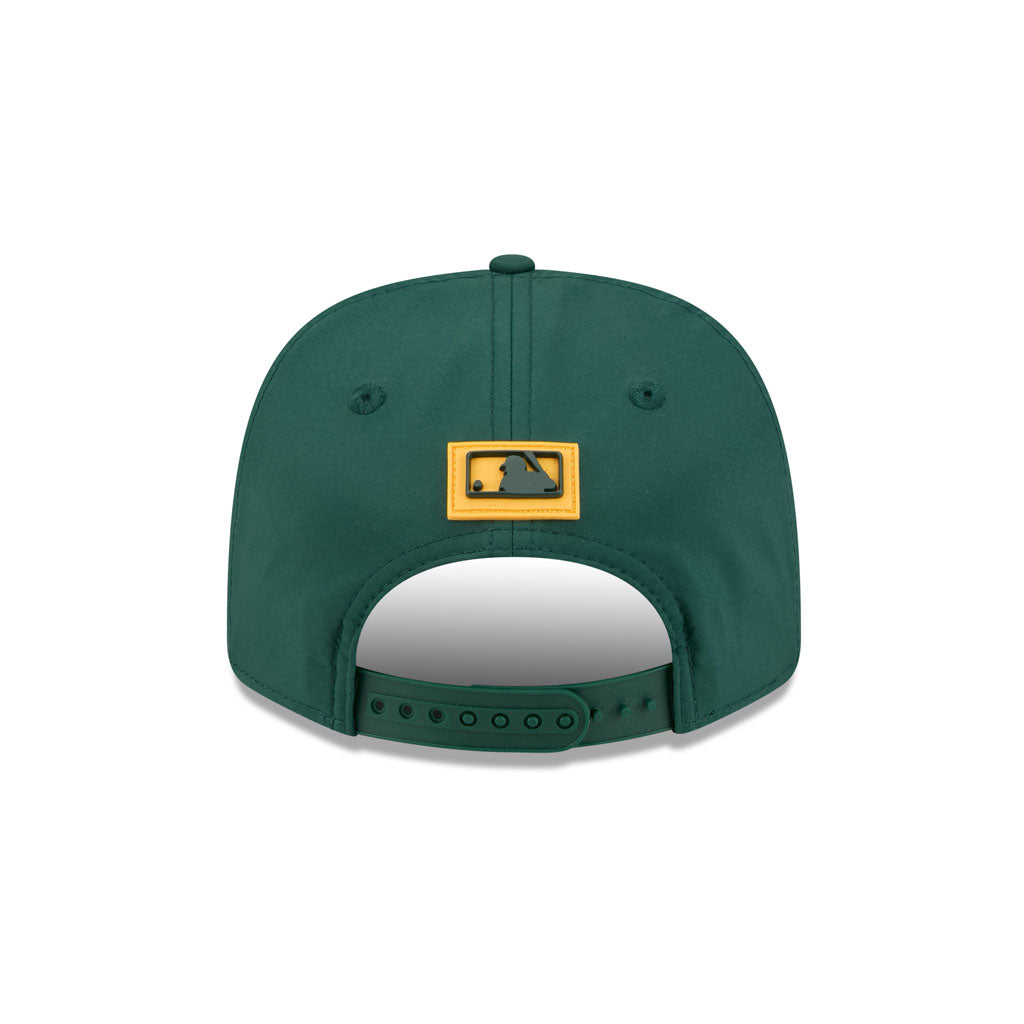 MLB Athletics New Era 2026 Clubhouse 9SEVENTY Stretch Snap Hat - Green