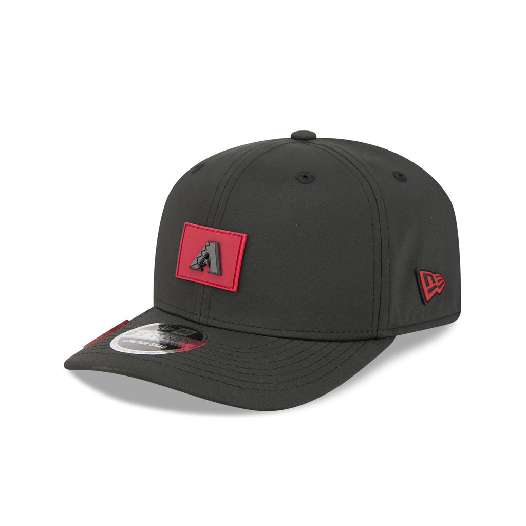 MLB Arizona Diamondbacks New Era 2026 Clubhouse 9SEVENTY Stretch Snap Hat - Black
