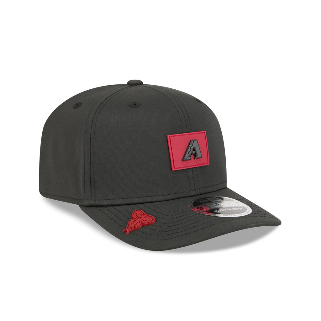 MLB Arizona Diamondbacks New Era 2026 Clubhouse 9SEVENTY Stretch Snap Hat - Black