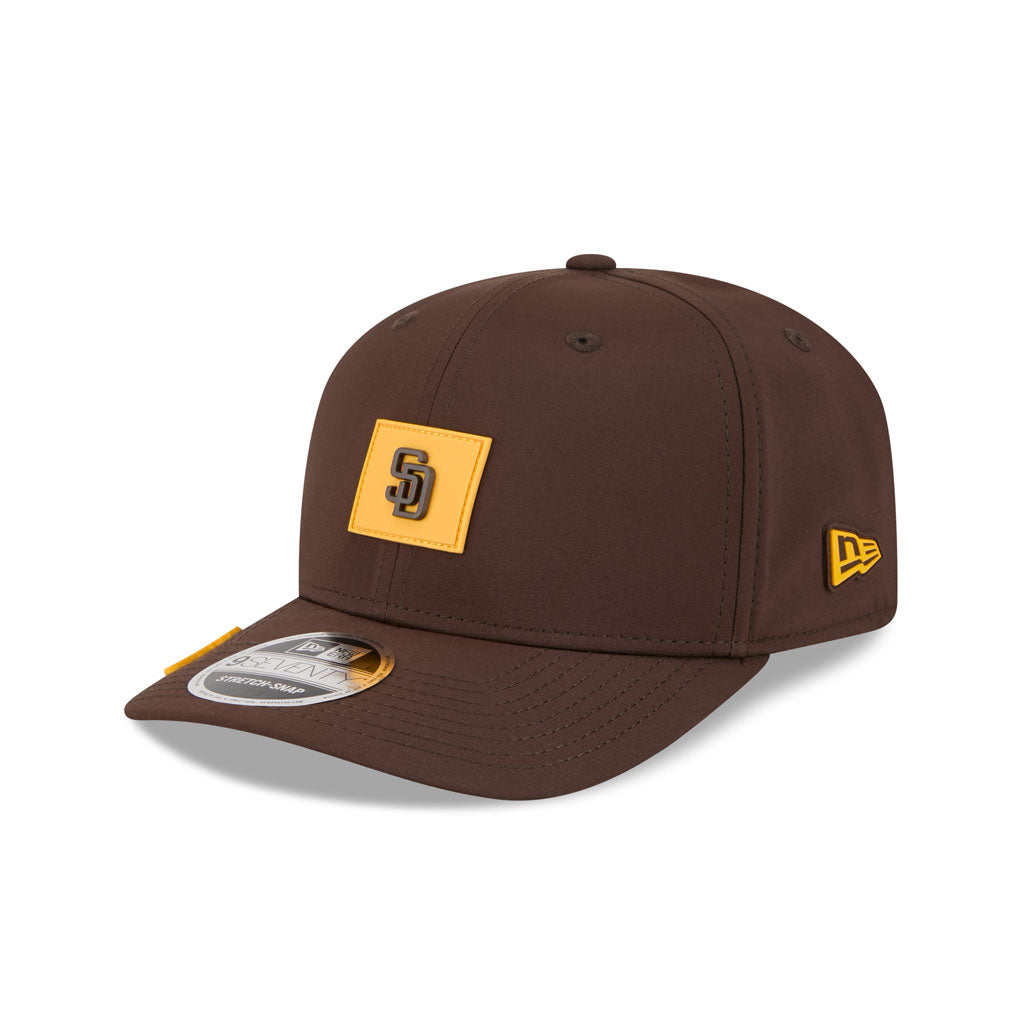 MLB San Diego Padres New Era 2026 Clubhouse 9SEVENTY Stretch Snap Hat - Brown