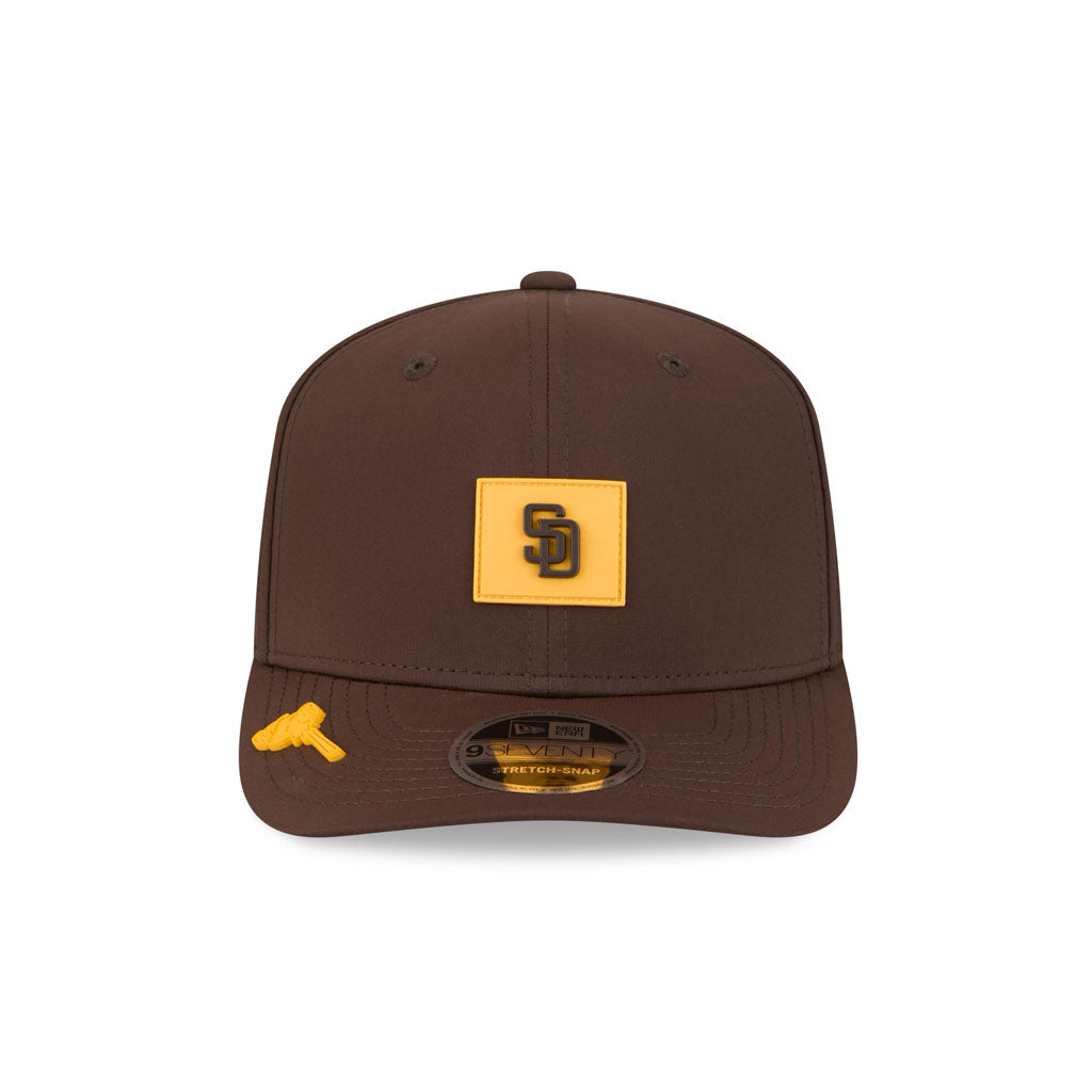 MLB San Diego Padres New Era 2026 Clubhouse 9SEVENTY Stretch Snap Hat - Brown
