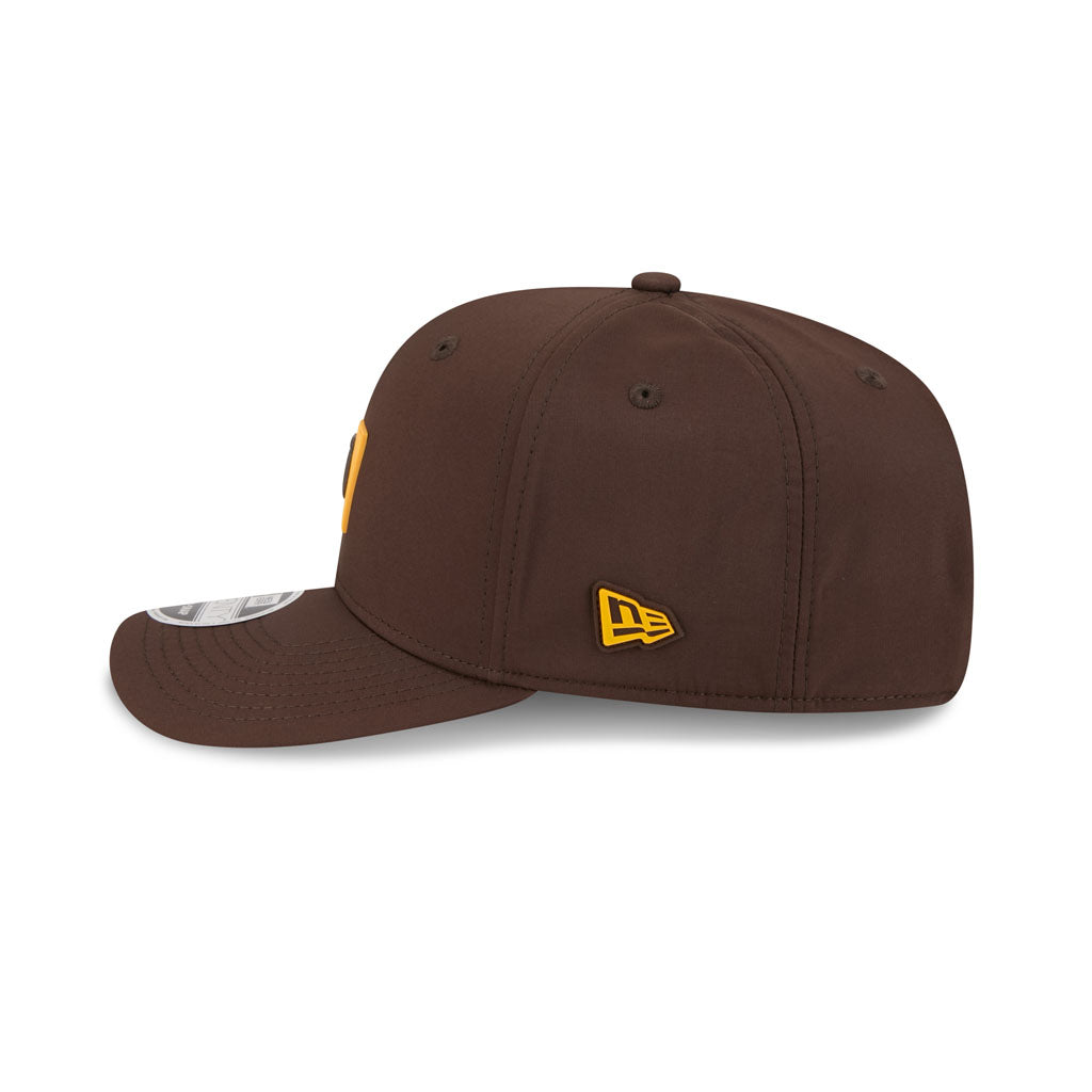 MLB San Diego Padres New Era 2026 Clubhouse 9SEVENTY Stretch Snap Hat - Brown