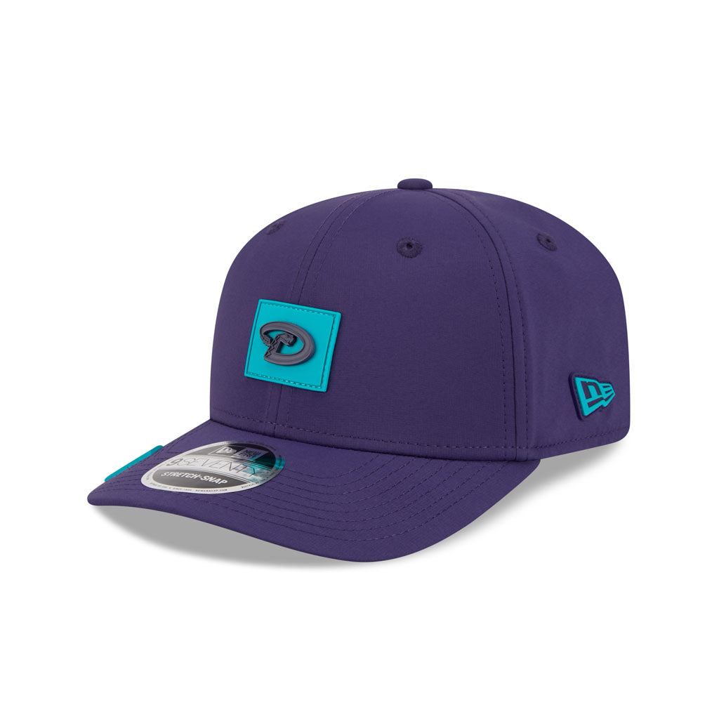 MLB Arizona Diamondbacks New Era 2026 Clubhouse 9SEVENTY Stretch Snap Hat - Purple