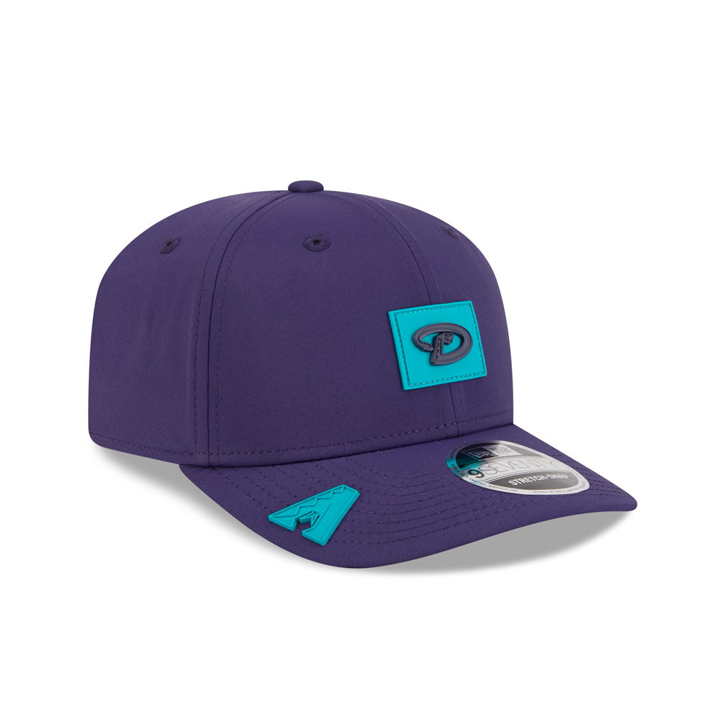 MLB Arizona Diamondbacks New Era 2026 Clubhouse 9SEVENTY Stretch Snap Hat - Purple