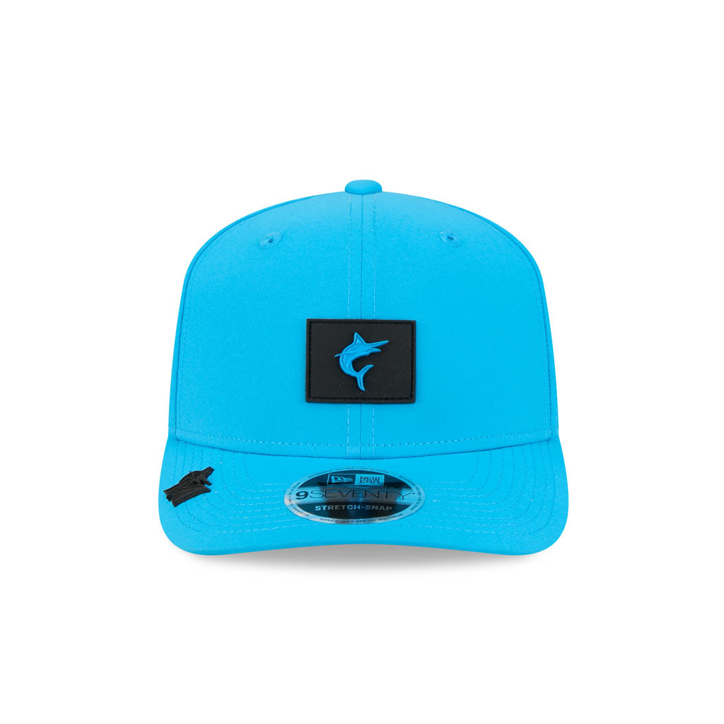 MLB Miami Marlins New Era 2026 Clubhouse 9SEVENTY Stretch Snap Hat - Blue