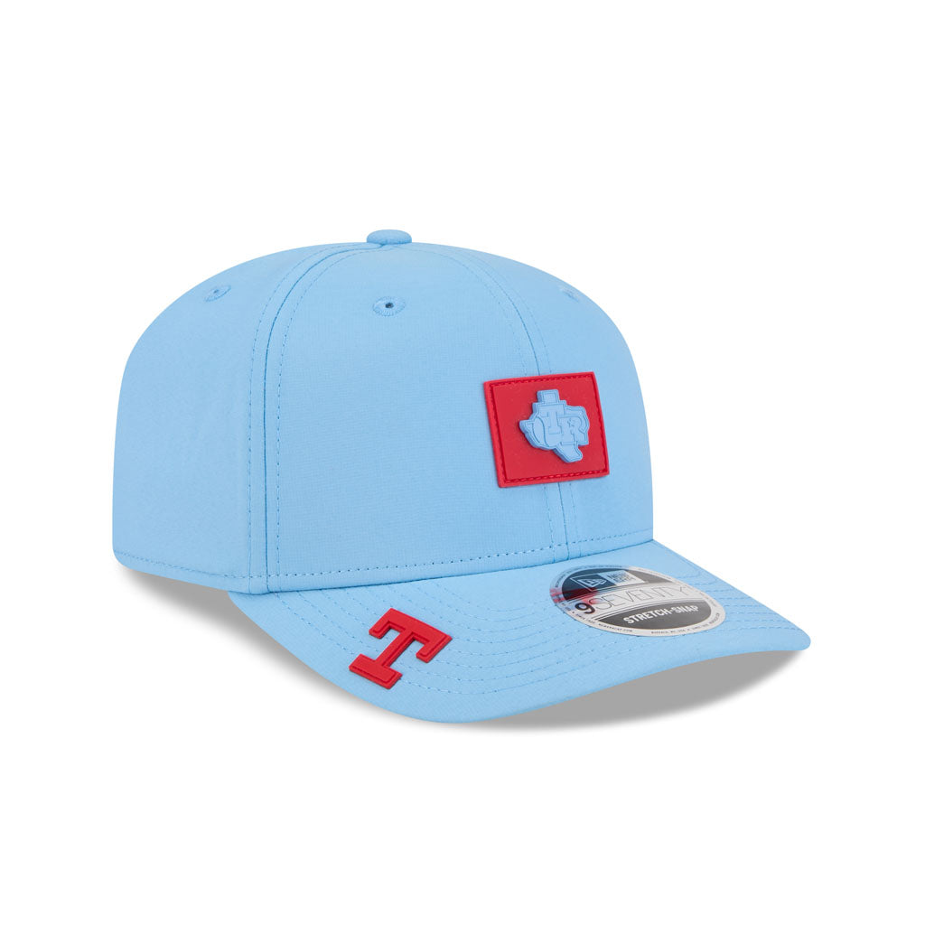 MLB Texas Rangers New Era 2026 Clubhouse 9SEVENTY Stretch Snap Hat - Blue
