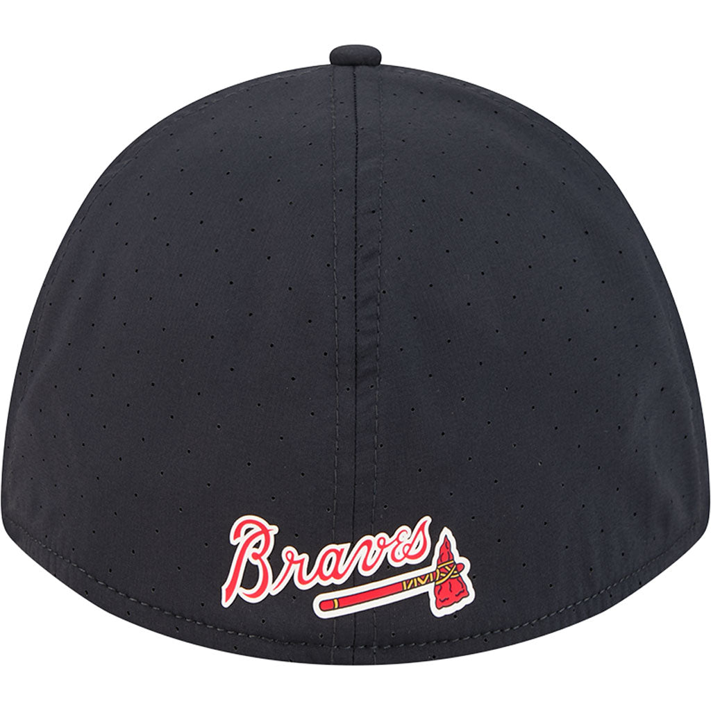 MLB Atlanta Braves New Era Assist 39THIRTY M-Cown Flex Fit Hat - Navy