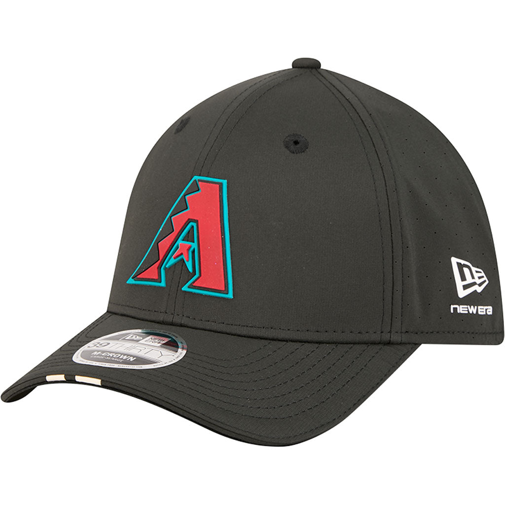 MLB Arizona Diamondbacks New Era Assist 39THIRTY M-Cown Flex Fit Hat - Black