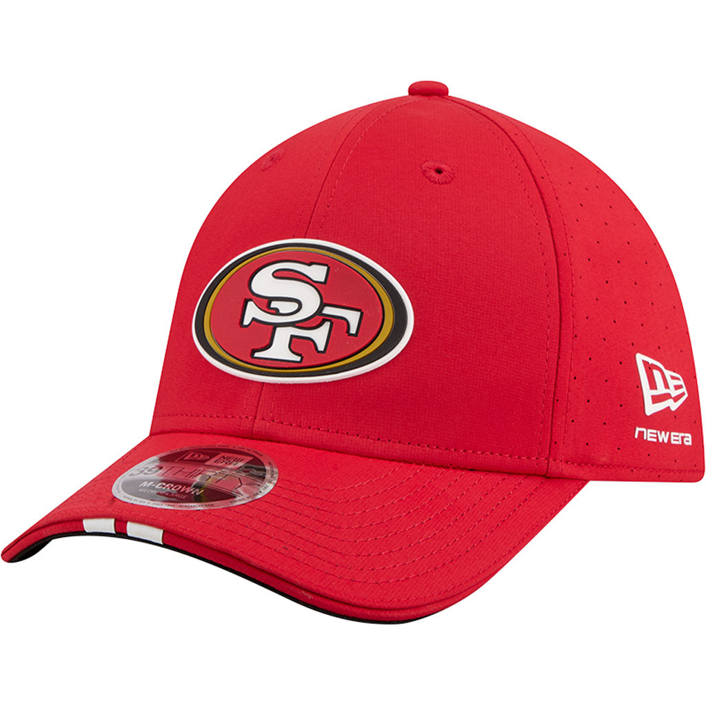NFL San Francisco 49ers New Era Assist 39THIRTY M-Cown Flex Fit Hat - Red