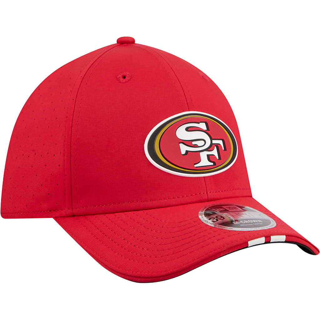 NFL San Francisco 49ers New Era Assist 39THIRTY M-Cown Flex Fit Hat - Red