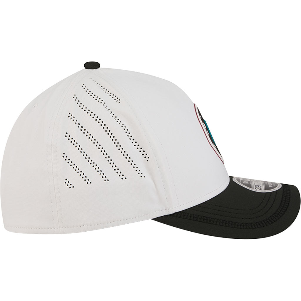 MLB Arizona Diamondbacks New Era Patch 39THIRTY M-Crown Flex Fit Hat - White