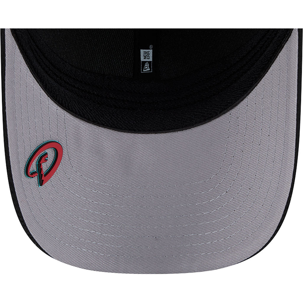 MLB Arizona Diamondbacks New Era Dashed 39THIRTY Flex Fit Hat - Black