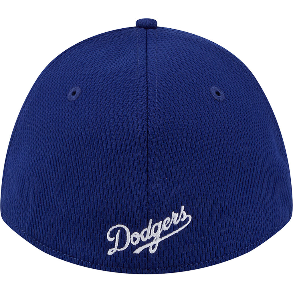 MLB Los Angeles Dodgers New Era Dashed 39THIRTY Flex Fit Hat - Blue