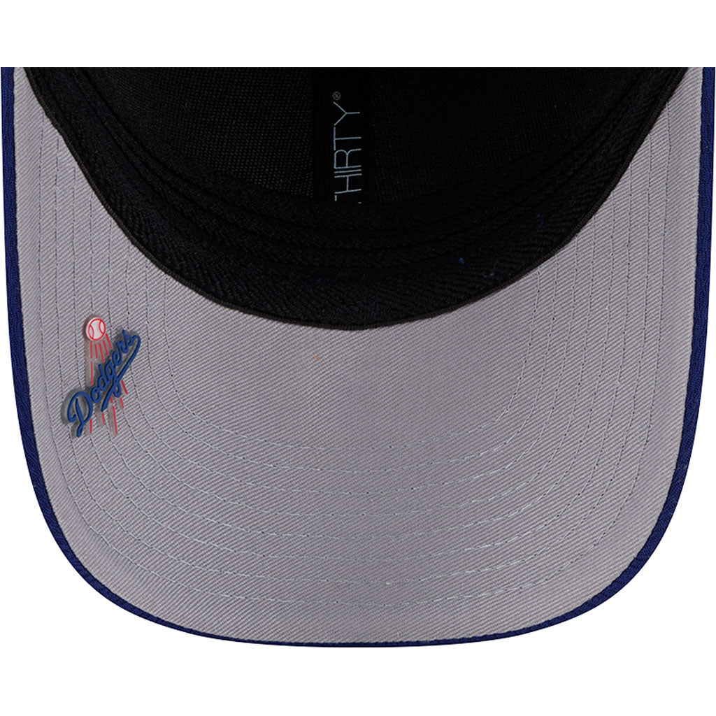 MLB Los Angeles Dodgers New Era Dashed 39THIRTY Flex Fit Hat - Blue