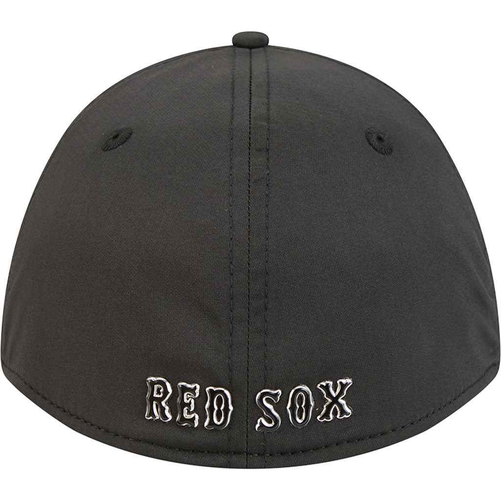 MLB Boston Red Sox New Era Metallic 39THIRTY M-Crown Flex Fit Hat - Black