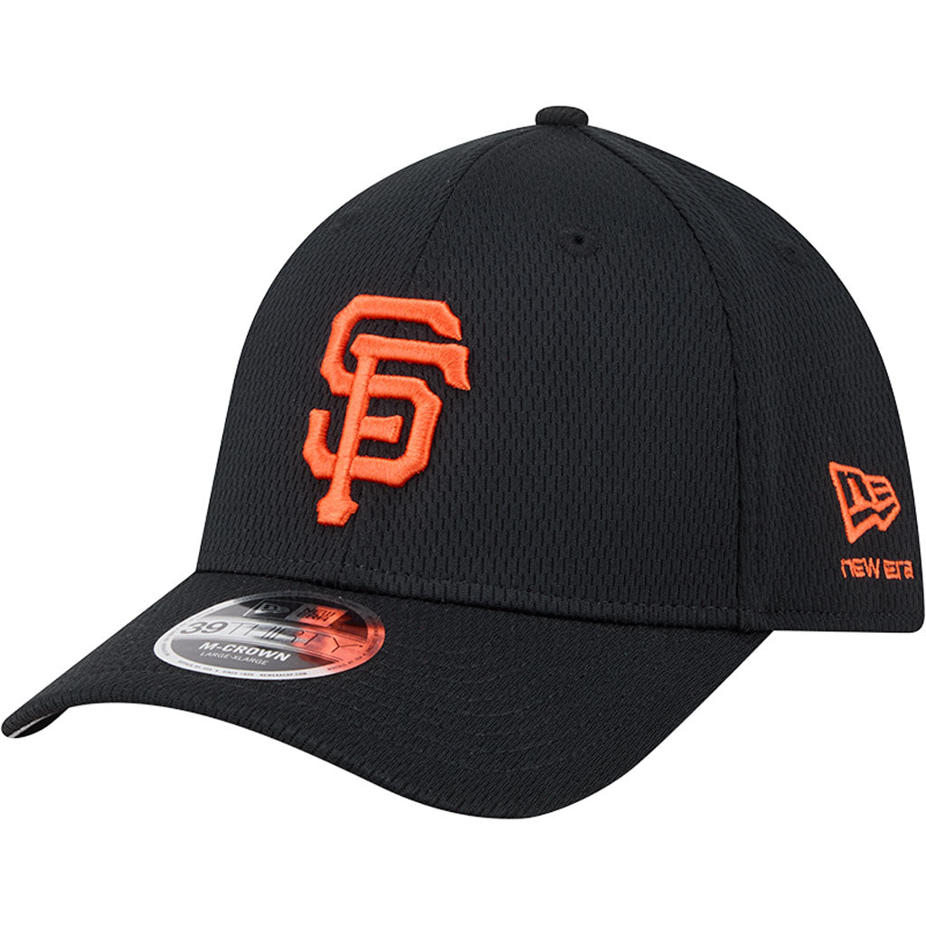 MLB San Francisco Giants New Era Dashed 39THIRTY Flex Fit Hat - Black