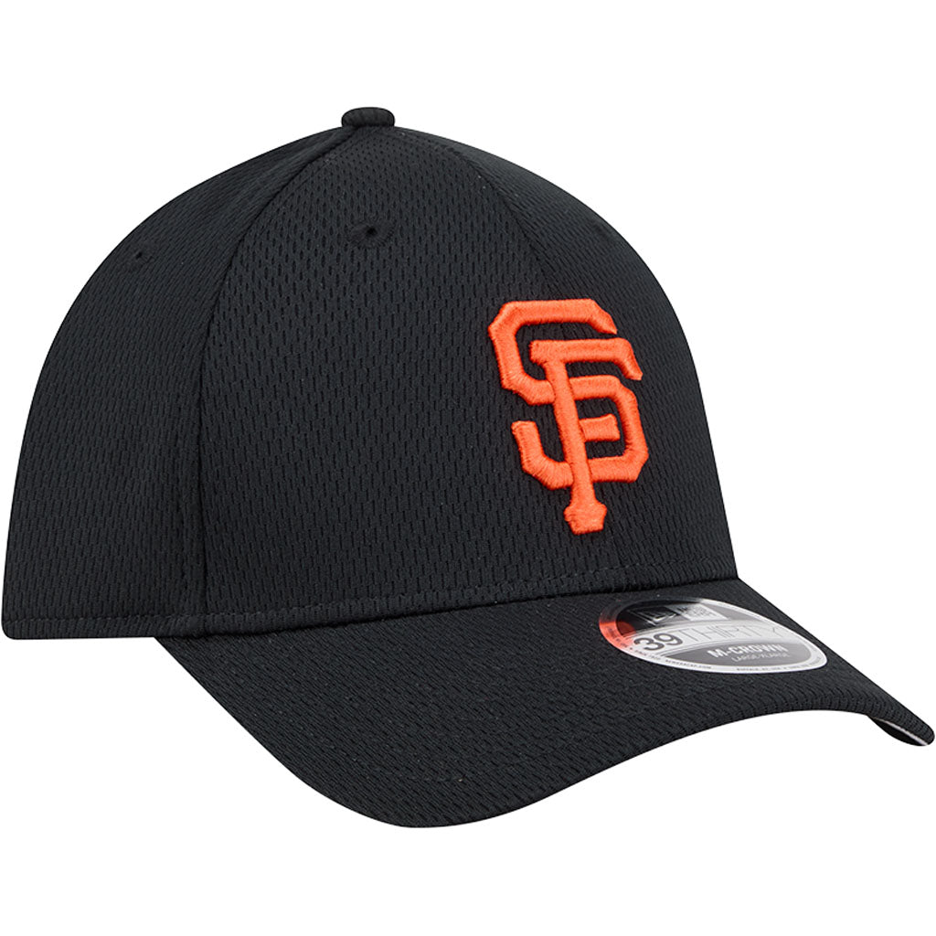 MLB San Francisco Giants New Era Dashed 39THIRTY Flex Fit Hat - Black