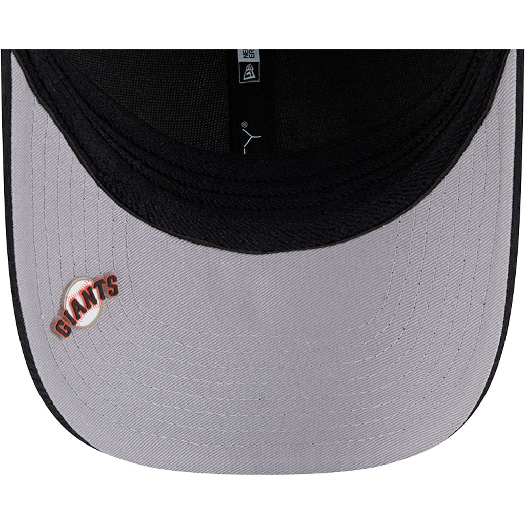 MLB San Francisco Giants New Era Dashed 39THIRTY Flex Fit Hat - Black