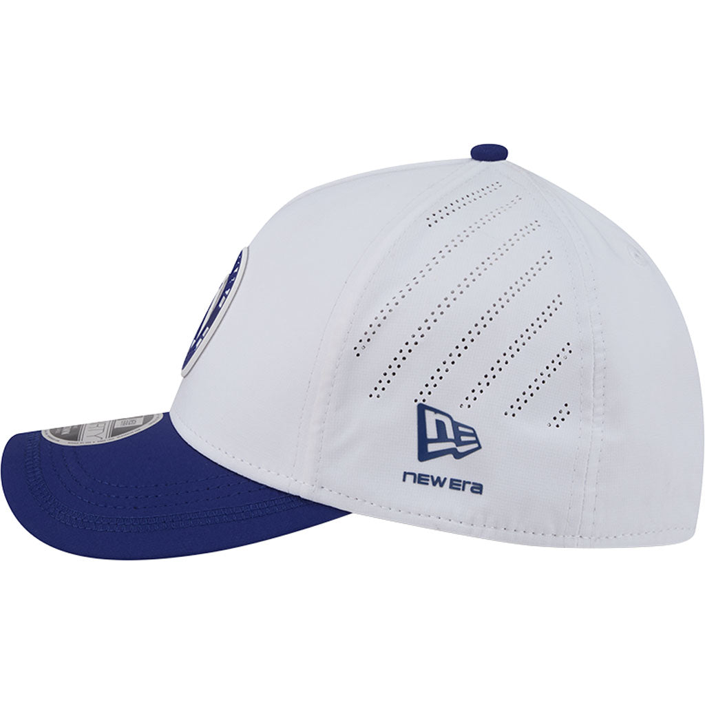 MLB Los Angeles Dodgers New Era Patch 39THIRTY M-Crown Flex Fit Hat - White