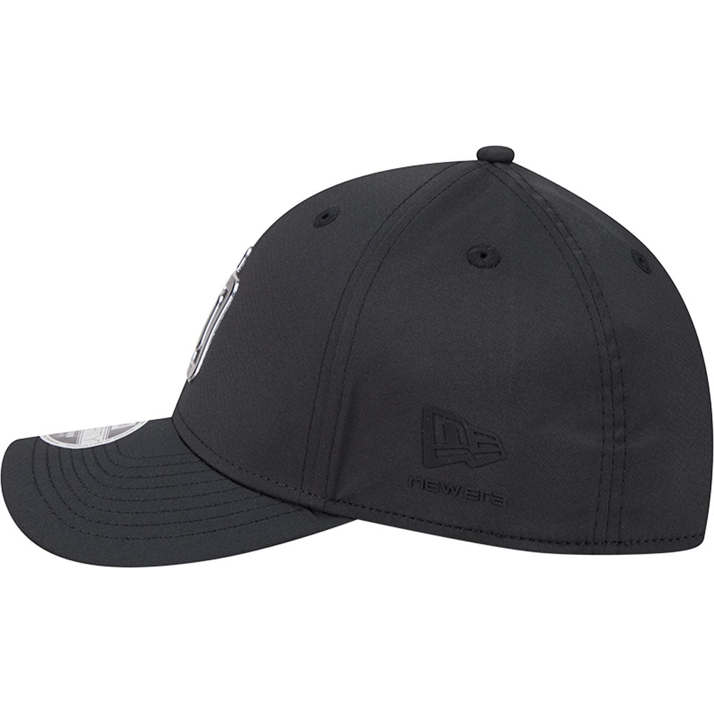 MLB San Diego Padres New Era Metallic 39THIRTY M-Crown Flex Fit Hat - Black