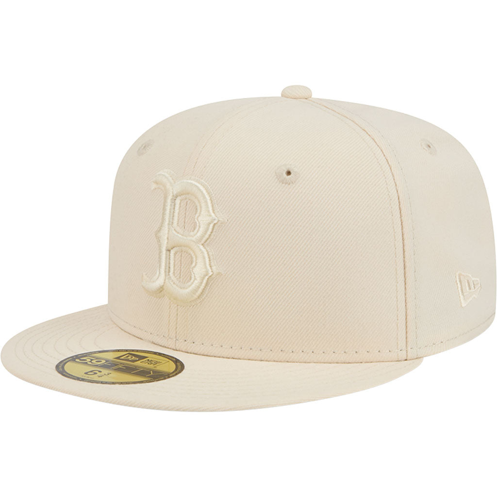 MLB Boston Red Sox New Era Vanilla 59FIFTY Fitted Hat - Cream