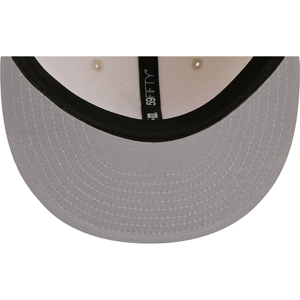 MLB Atlanta Braves New Era Vanilla 59FIFTY Fitted Hat - Cream