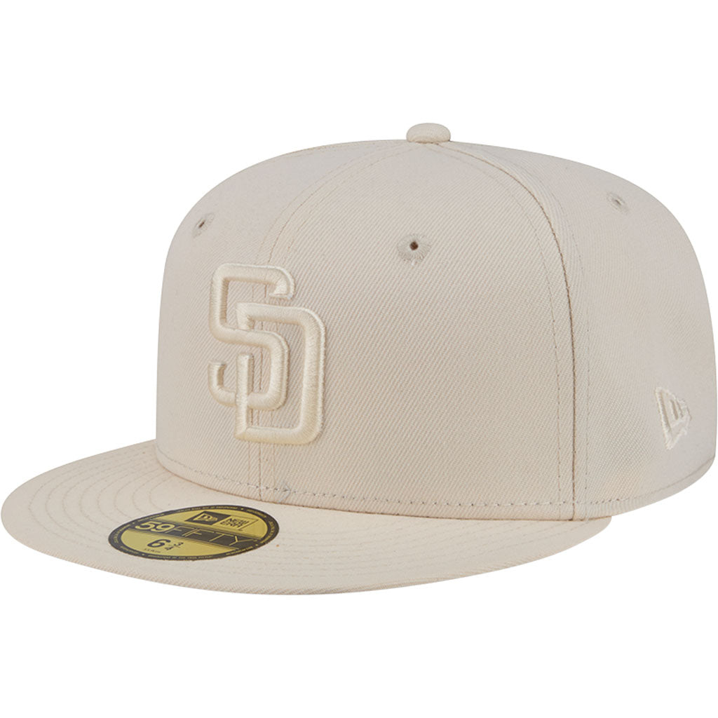 MLB San Diego Padres New Era Vanilla 59FIFTY Fitted Hat - Cream