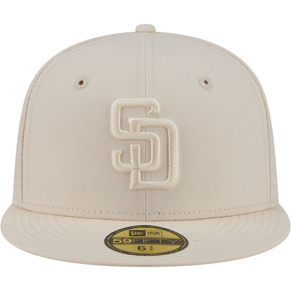 MLB San Diego Padres New Era Vanilla 59FIFTY Fitted Hat - Cream