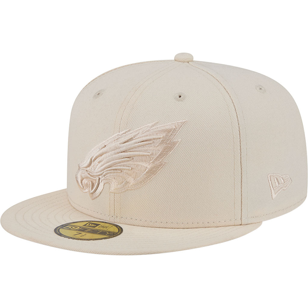 NFL Philadelphia Eagles New Era Vanilla 59FIFTY Fitted Hat - Cream