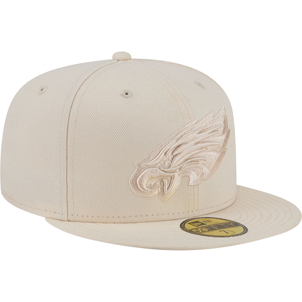 NFL Philadelphia Eagles New Era Vanilla 59FIFTY Fitted Hat - Cream