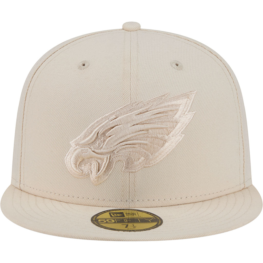 NFL Philadelphia Eagles New Era Vanilla 59FIFTY Fitted Hat - Cream