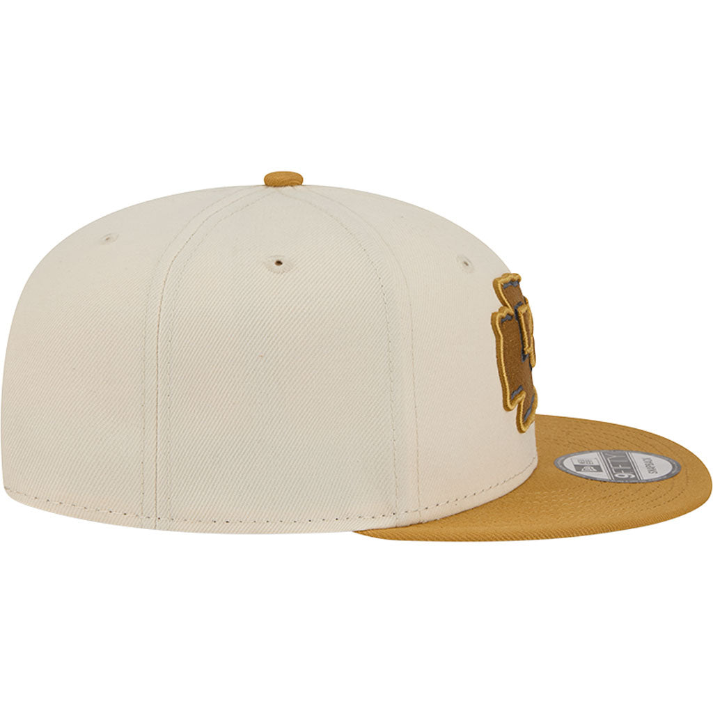 NFL Kansas City Chiefs New Era Two-Tone Dusted 9FIFTY Snapback Hat - Light cream