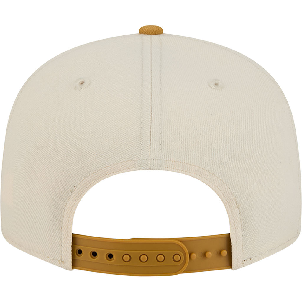 NFL Kansas City Chiefs New Era Two-Tone Dusted 9FIFTY Snapback Hat - Light cream