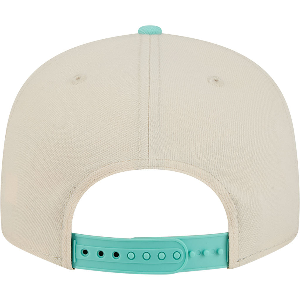 NFL Kansas City Chiefs New Era Two-Tone Aqua 9FIFTY Snapback Hat - Light cream