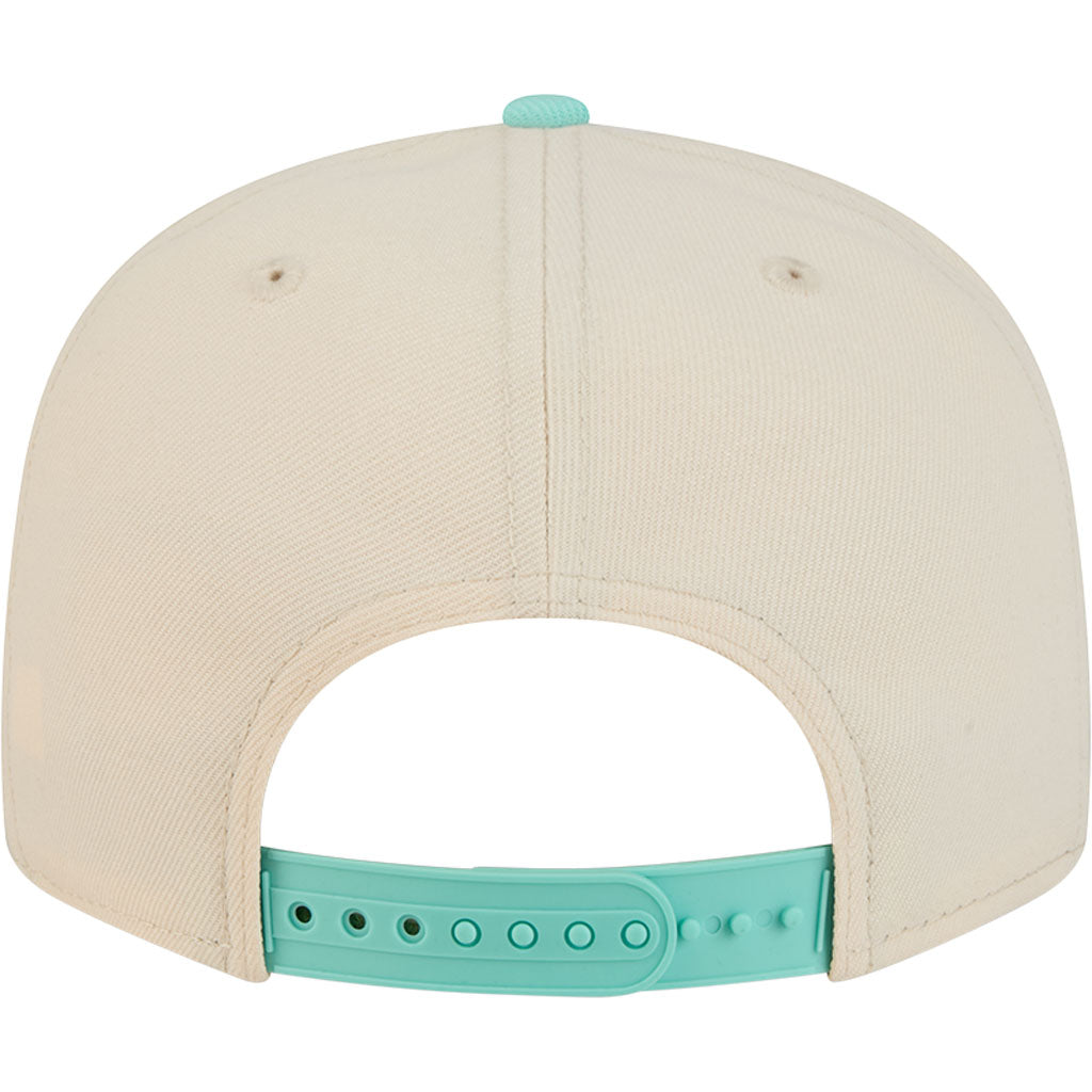 NFL Las Vegas Raiders New Era Two-Tone Aqua 9FIFTY Snapback Hat - Light cream