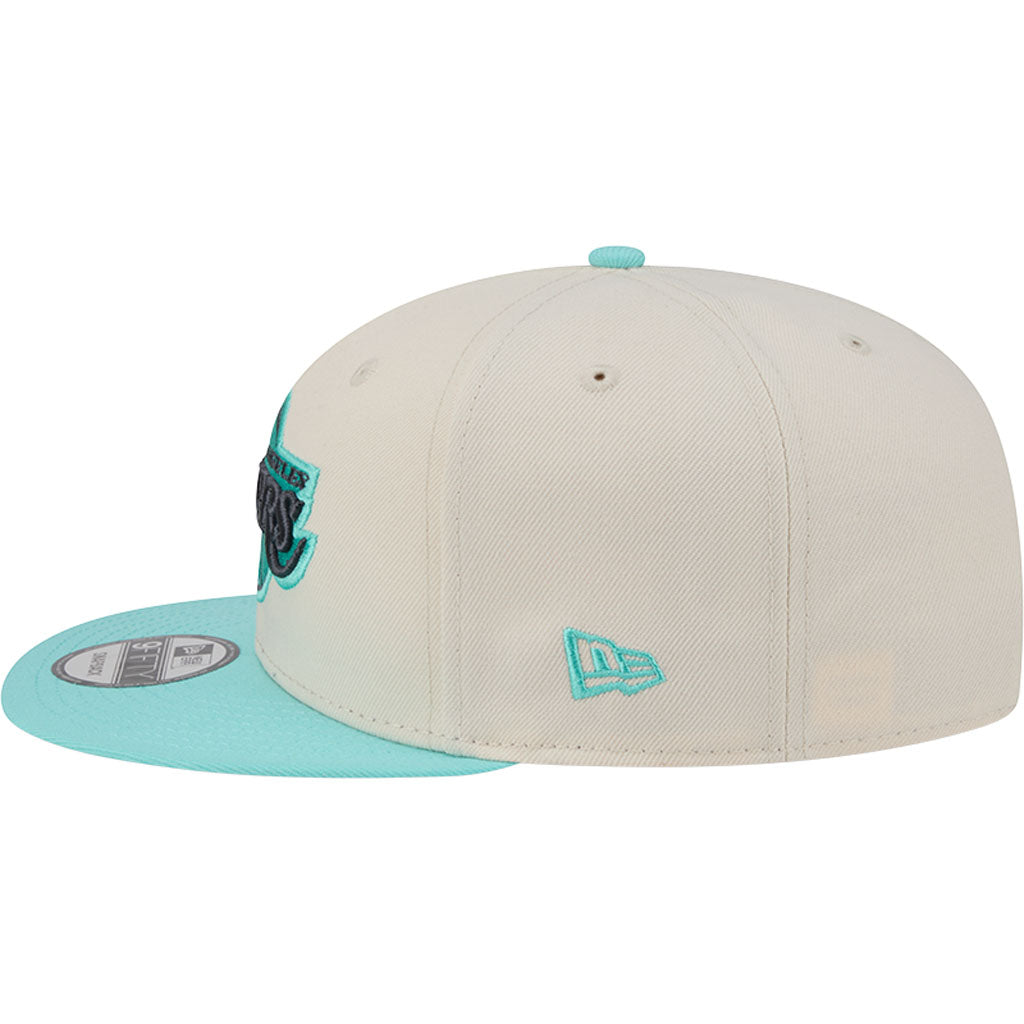 NBA Los Angeles Lakers New Era Two-Tone Aqua 9FIFTY Snapback Hat - Light cream